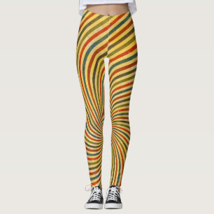 Retro Grunge Swirl Rand + dina idéer Leggings