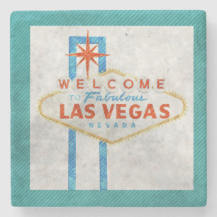 Retro Grunge Vegas-signering Stenunderlägg