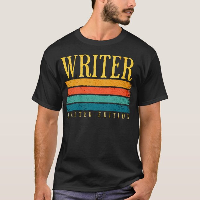 Retro Grunge Writer Begränsad Edition T Shirt (Framsida)