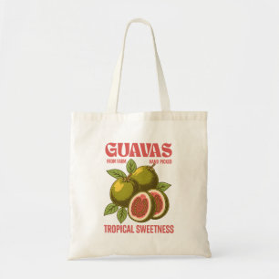 Retro Guavas Fruit Commercial Graphic Art Stil Tygkasse
