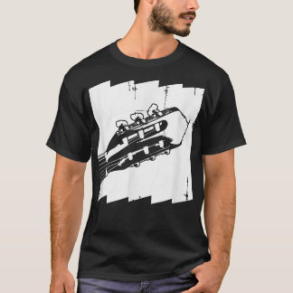 Retro Guitar Acoustic Guitar Player T Shirt