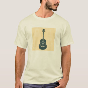 Retro guitar-akustisk musik tröja