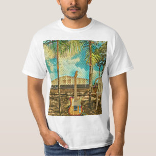 retro guitar älskare-gåva t shirt