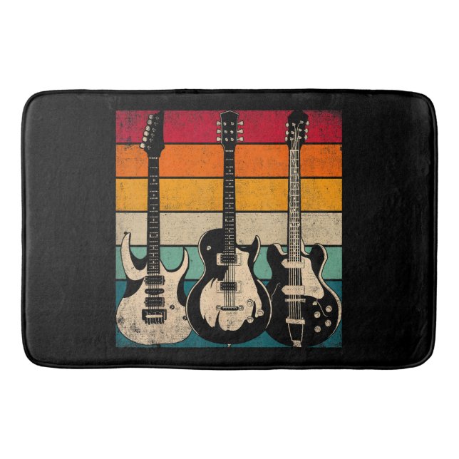 Retro Guitar Badrumsmatta (Framsidan)