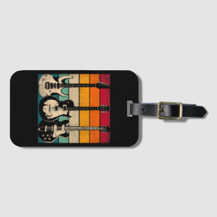 Retro Guitar Bagagebricka