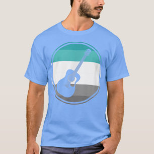 Retro Guitar for Musician Manar Women Lacher Music T Shirt