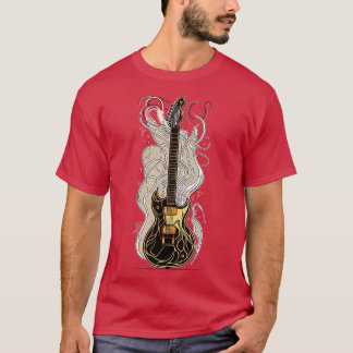 Retro Guitar Gift Guitarist Sten Konsertfestival T Shirt