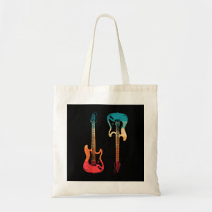 Retro Guitar Guitarist Electric Bass Guitar Sten M Tygkasse
