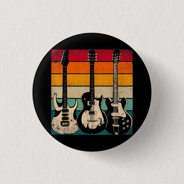Retro Guitar Knapp (Framsida)