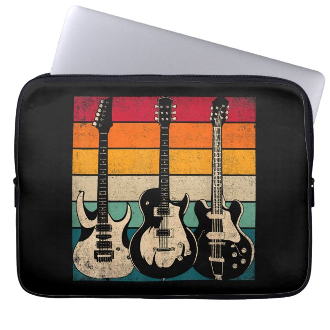 Retro Guitar Laptop Fodral (Framsidan)