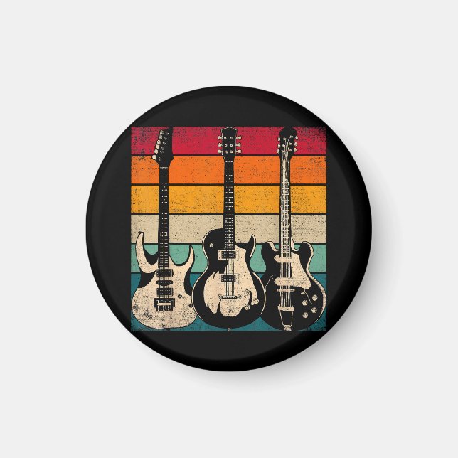 Retro Guitar Magnet (Framsidan)