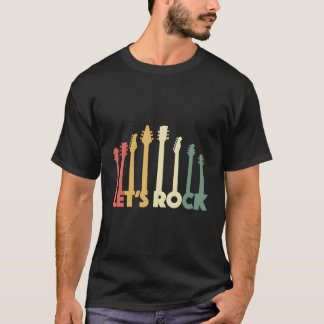 Retro Guitar Musician Gift Vintage Guitarist T Shirt