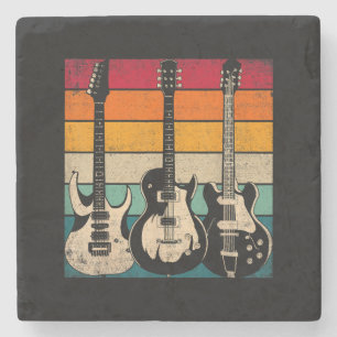 Retro Guitar Stenunderlägg