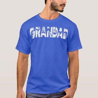 Retro Guitarist Far Grandad Guitar Fars dag T Shirt
