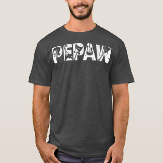Retro Guitarist Far Pepaw Guitar Fars dag Mu T Shirt