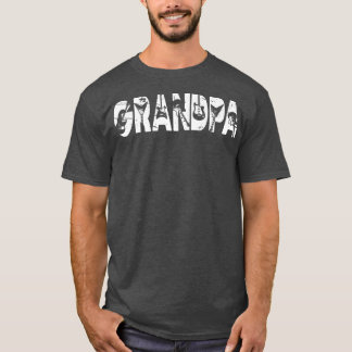 Retro Guitarist Father Grandpa Guitar Father's Day T Shirt