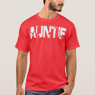 Retro Guitarist Mor Auntie Guitar Mors dag T Shirt