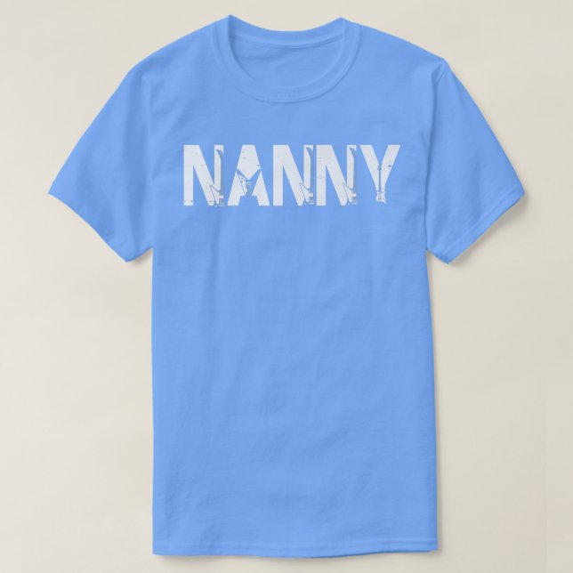 Retro Guitarist Mor Nanny Guitar Mors dag M T Shirt (Design framsida)