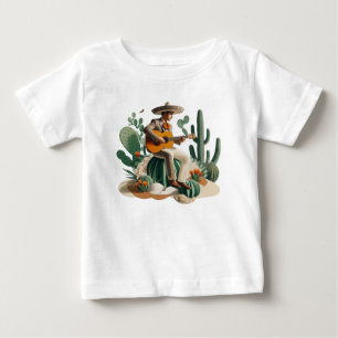 Retro Guitarist Silhouette Music Art T-Shirt