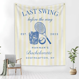 Retro Gul Sista Sväng Innan Ringen Tennis Bac Fleecefilt