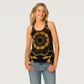 Retro Guld Black Mandala av Sequin Dreams Studio