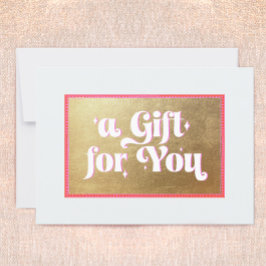 Retro Guld Gift-certifikat