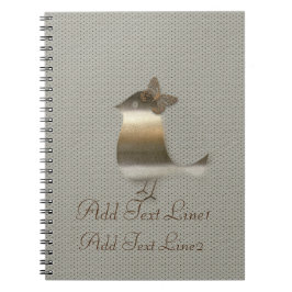 Retro Guld Helgdag Vibe Anteckningsbok