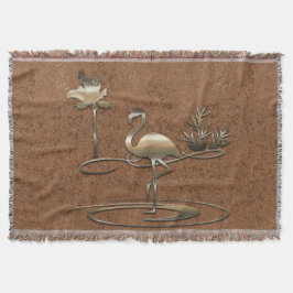 Retro Guld Helgdag Vibe Filt