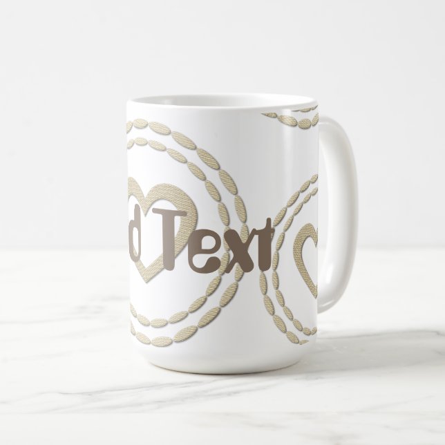 Retro Guld Helgdag Vibe Kaffemugg (Framsida höger)