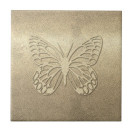 Retro Guld Helgdag Vibe Kakelplatta