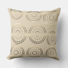 Retro Guld Helgdag Vibe Kudde