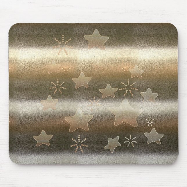 Retro Guld Helgdag Vibe Musmatta (Framsidan)