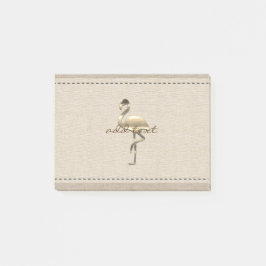 Retro Guld Helgdag Vibe Post-it Block