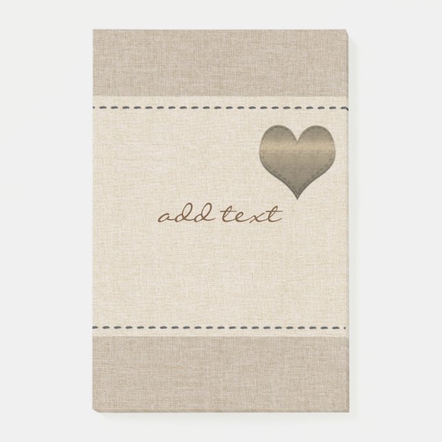 Retro Guld Helgdag Vibe Post-it Block (Framsida)