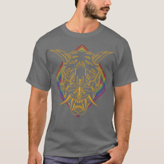 Retro Guld Shinigami T Shirt