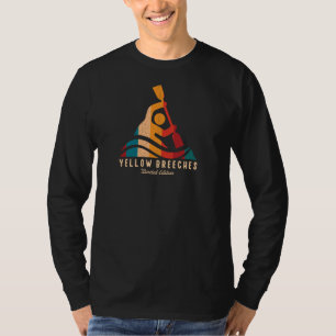 Retro Gult Breears Kayaking T Shirt