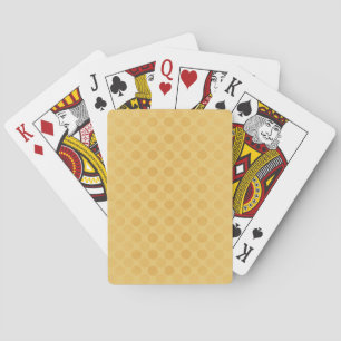 Retro-gult-cirklar mönster casinokort