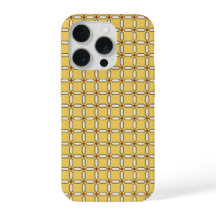 Retro gult geometriskt formmönster
