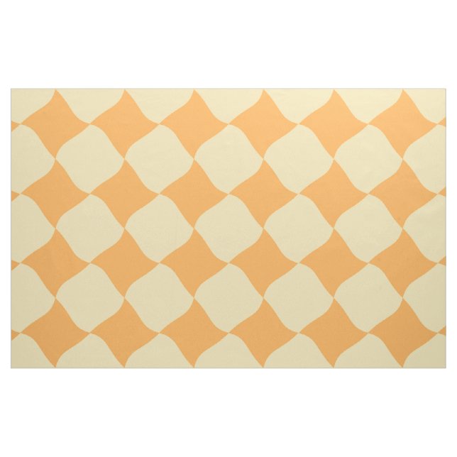 Retro Gult Mönster Fabric Tyg (Yard)