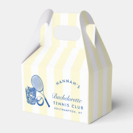 Retro Gult Sista Sväng Innan Ring Tennis Bac Presentaskar