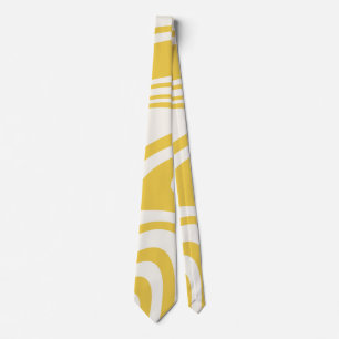Retro Gult Swirl Mönster Slips