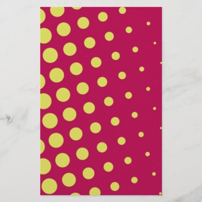 Retro-gulter Brevpapper (Framsida)