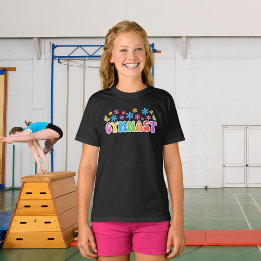 Retro Gymnast T-shirt | Gymnastiktema T-shirt