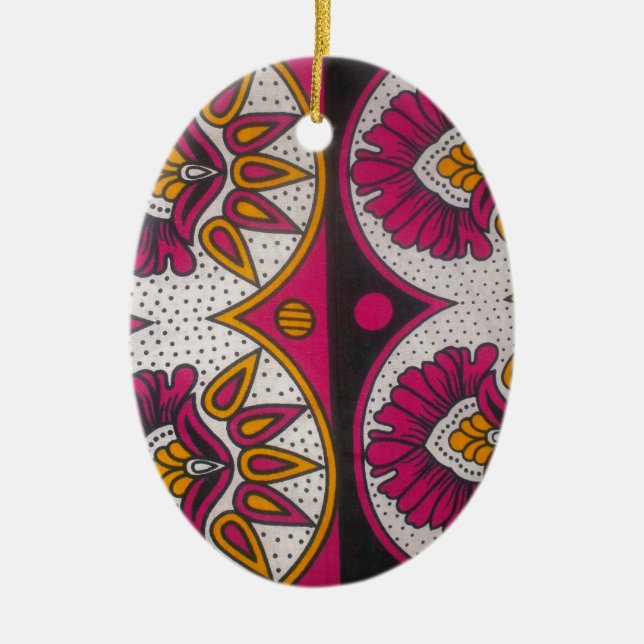 Retro Hakuna Matata Apparel Gift designer Merchand Julgransprydnad Keramik (Framsidan)