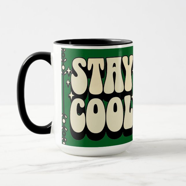 Retro Håll dig cool  Mugg (Vänster)