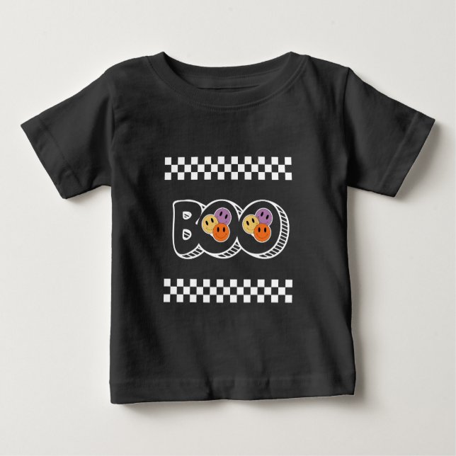 Retro Halloween Boo Cute Unisex T Shirt (Framsida)