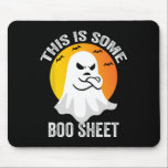 Retro Halloween Boo Ghost-kostym det här är lite B Musmatta<br><div class="desc">Retro Halloween Boo Ghost-kostym det här är lite Boo Lakan</div>