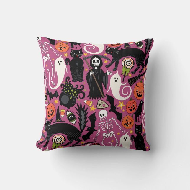 retro halloween bubblegum kudde (Framsida)
