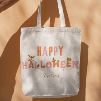 Retro Halloween Candy Tygkasse
