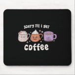 Retro Halloween Coffee Scary Til Jag hämtar kaffe  Musmatta<br><div class="desc">Retro Halloween Coffee Scary Til Jag hämtar kaffepakoky</div>